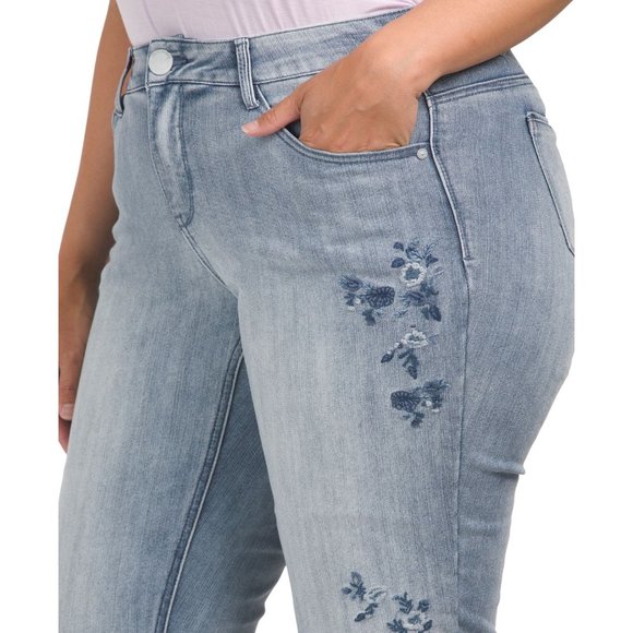 DEMOCRACY Size 22 Plus Ab Solution Girlfriend Ankle Jeans - Picture 1 of 12